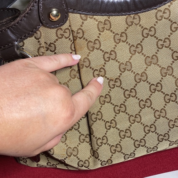 GUCCI SUKEY TOTE. ORIGINAL CLASSIC GG CANVAS *LIKE NEW* - Picture 5 of 8